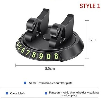 YOYOTRADERS Car Mobile Holder for Anti-slip, Dashboard(Black)