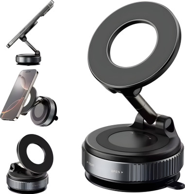 Groovo Car Mobile Holder for Dashboard(Black)