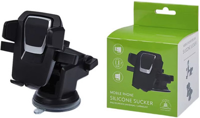 BITWEAVE Car Mobile Holder for Dashboard, Windshield, Anti-slip(Black)
