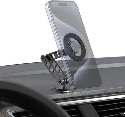 TECHGEAR Car Mobile Holder for Dashboard, Magnetic(Black)