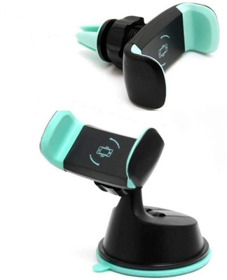 aavomaa Car Mobile Holder for Dashboard, Windshield, AC Vent(Black, Grey)