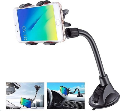 Trifles Car Mobile Holder for Dashboard, Windshield, Anti-slip(Black)