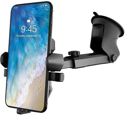 ANRENTOS Car Mobile Holder for Dashboard, Windshield(Black)