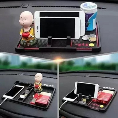 ALFONSIYAZ Car Mobile Holder for Dashboard(Black)