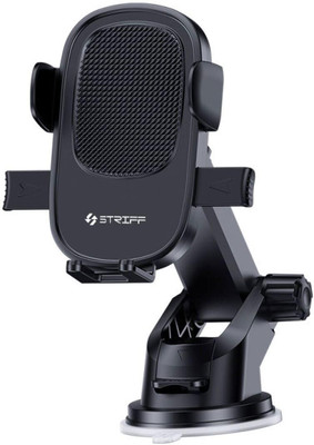 STRIFF Car Mobile Holder for Dashboard(Strong Suction Cup, 360° Rotatable, One Click Quick Release, Black)