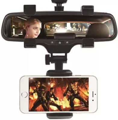 ALORNIKA Car Mobile Holder for Dashboard, Clip, Anti-slip, Steering(Black)