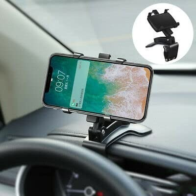 ESCODEVELOPER Car Mobile Holder for Clip, Dashboard, Steering(Car Phone Holder Universal GPS Navigation Dashboard Mobile Clip)