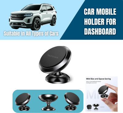 TechTrave Car Mobile Holder for Dashboard(Black)