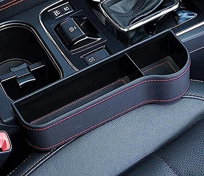 KUMIJASHI Seat Organizer with Cup Holder Vehicle Seat Mount Kit