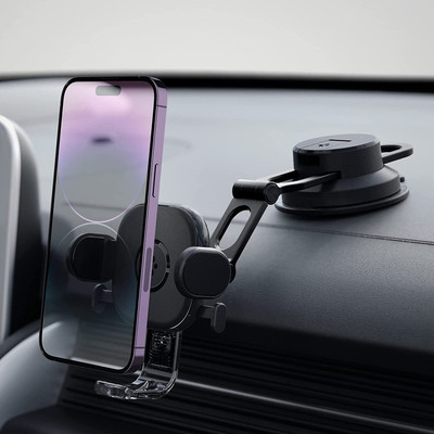Spigen Car Mobile Holder for Dashboard, Windshield(Black)