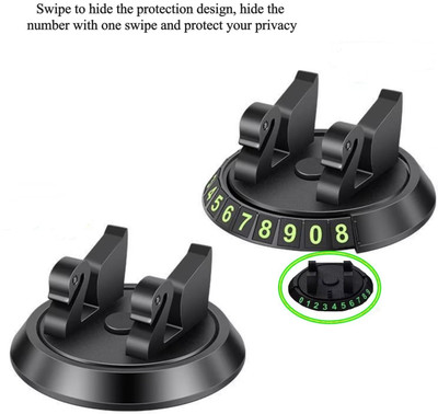 ESCODEVELOPER Car Mobile Holder for Dashboard, Anti-slip(Black)