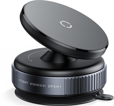 ZOLYPY Hold X Magnetic Vacuum Suction Mobile Holder,For Car,Desk,Mirror,Glass,Dashboard Mobile Holder