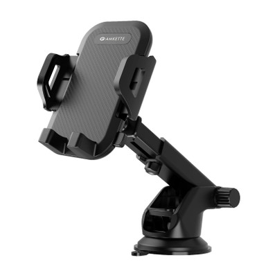 AMKETTE Car Mobile Holder for Dashboard, Windshield(Black)