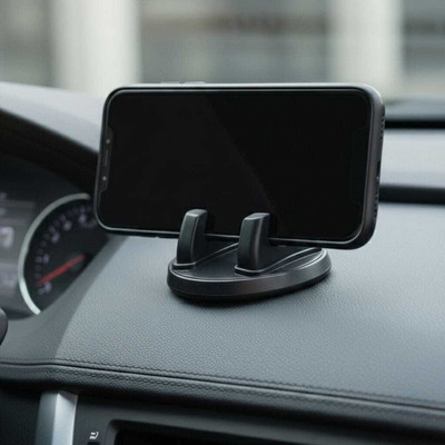 KIDZwag Car Mobile Holder for Anti-slip, Dashboard, Windshield(Black)