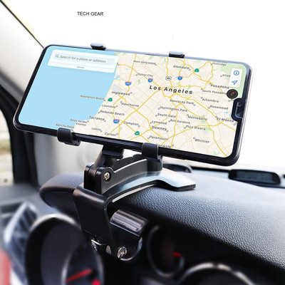 TECHGEAR Car Mobile Holder for Dashboard(Anti, Slip ,strong Grip Black)