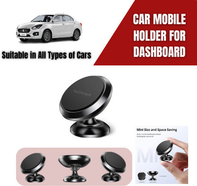 TechTrave Car Mobile Holder for Dashboard(Black)