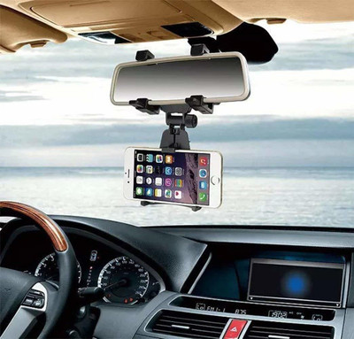 Rajcellpoint Car Mobile Holder for Dashboard, Windshield, Anti-slip(Black)