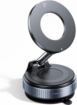 RHONNIUM 360° Adjustable Vacuum Magnetic Suction Cup Car Phone Holder Mobile Holder