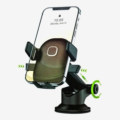 sunever Car Mobile Holder for Dashboard, Windshield(Black)
