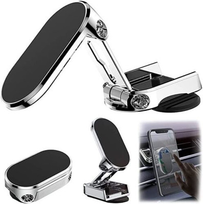 RHONNIUM Car Mobile Holder for Dashboard, Magnetic(Silver)