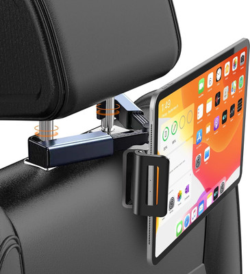 EASYKARTZ Car Mobile Holder for Headrest(Black)