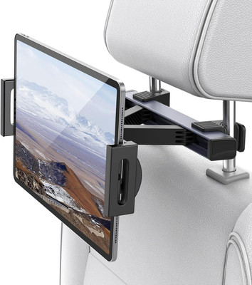 V VRAT Car Mobile Holder for Headrest, Anti-slip(Multicolor In Black)