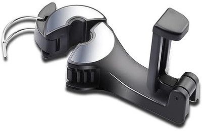 GVJ TRADERS Car Mobile Holder for Headrest(Black)