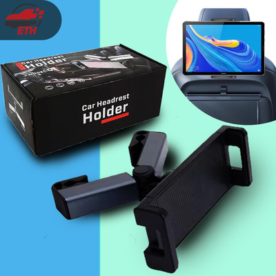 ETH Car Mobile Holder for Headrest(Black)
