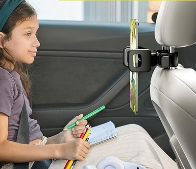 YOYOTRADERS Car Mobile Holder for Headrest(Black)