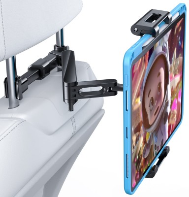 FKU Car Mobile Holder for Headrest, Clip(Black)