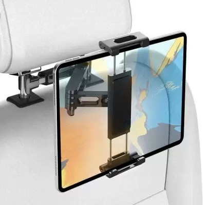 TECHGEAR Car Mobile Holder for Headrest(Black)