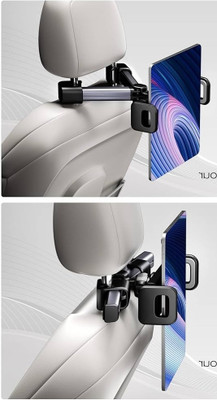 MODERNEHUB Car Mobile Holder for Headrest(Black)