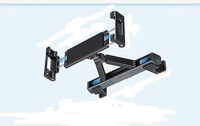 MODERNEHUB Car Mobile Holder for Headrest(Black)