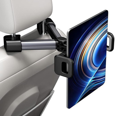 girik Car Mobile Holder for Headrest(Black)