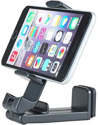TECHGEAR Car Mobile Holder for Headrest(1pc Premium ABS Versatile Airplane Phone Stand - 360&Degree Rotating Mount)