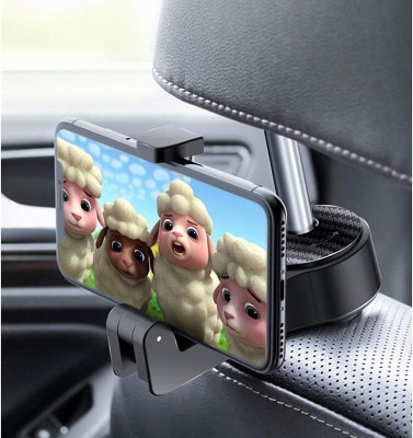 ETH Car Mobile Holder for Headrest(Black)