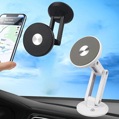 TECHGEAR Car Mobile Holder for Magnetic, Anti-slip, Dashboard(Black)