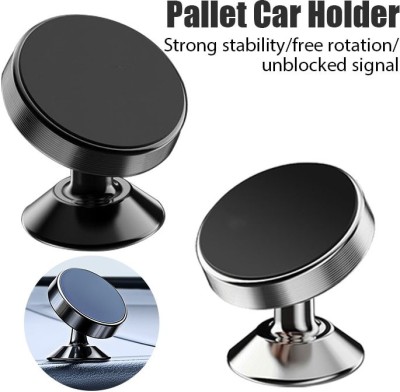 Wifton Car Mobile Holder for Magnetic, Dashboard, Anti-slip(Silver, Black)