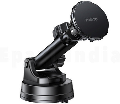 Epaal Yesido Car Mobile Holder for Magnetic, Windshield, Dashboard, AC Vent, Clip, Anti-slip(Black)