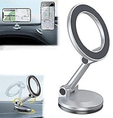 YOYOTRADERS Car Mobile Holder for Magnetic(Metal Black, Silver)