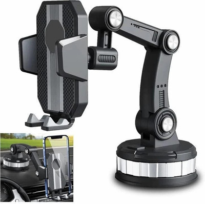 Hold up Car Mobile Holder for Windshield, Dashboard(Black)