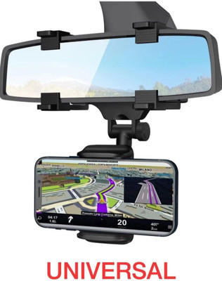 JUST MOD Car Mobile Holder for Windshield(Black)