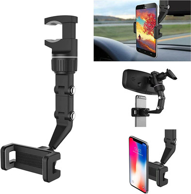 ASTOUND Multifunctional Rear View Mirror Phone Holder Mobile Holder