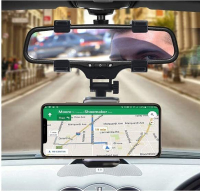 ZiniQX Car Mobile Holder for Windshield(Black)