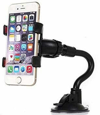 KD ENTERPRISES Car Mobile Holder for Windshield, Dashboard, Clip(Black)