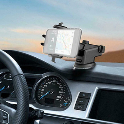 WLEWORLDLOOKENTERPRISES Car Mobile Holder for Windshield, Dashboard(Black)