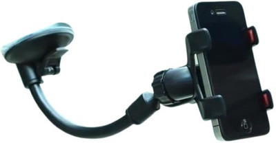 Trifles Car Mobile Holder for Windshield, Clip, Dashboard(Black)