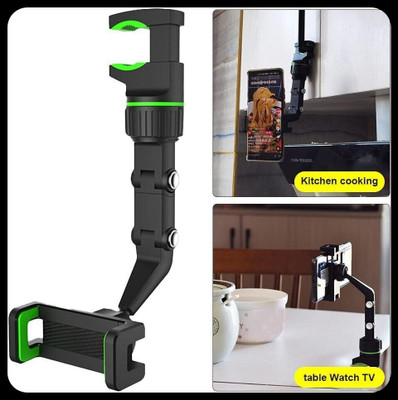 BITWEAVE Car Mobile Holder for Windshield(Black, Green)