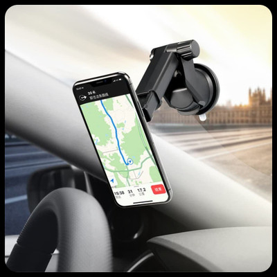 BITWEAVE Car Mobile Holder for Windshield, Dashboard(Black)