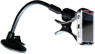 Trifles Car Mobile Holder for Windshield, Dashboard, Clip(Black)